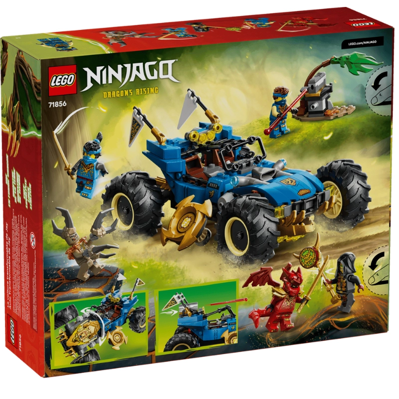 LEGO NINJAGO Jay’s Transforming Car 387 Pieces
