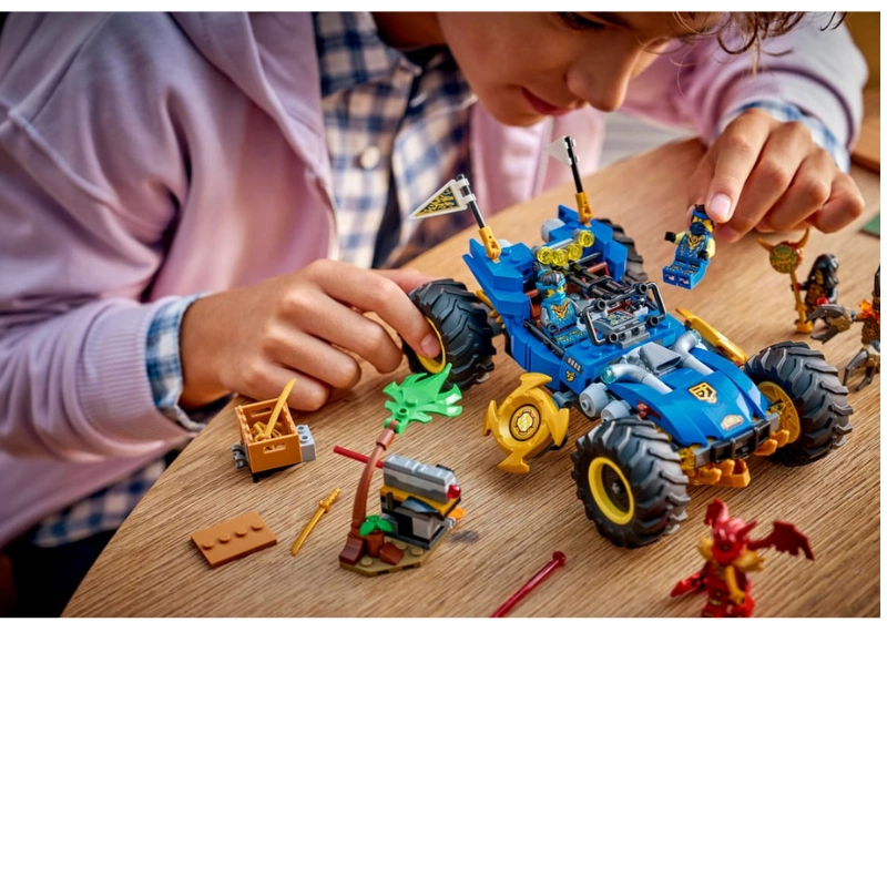 LEGO NINJAGO Jay’s Transforming Car 387 Pieces