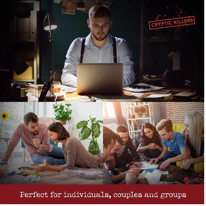 Cryptic Killers Unsolved Murder Mystery Game