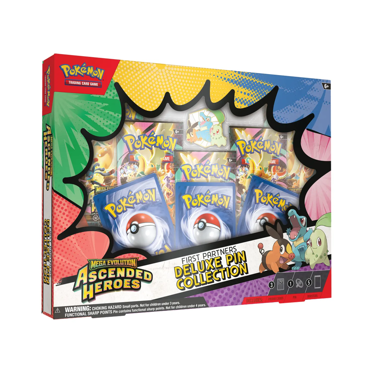 Pokémon TCG: Mega Evolution 2.5: Ascended Heroes: First Partners Deluxe Pin Collection