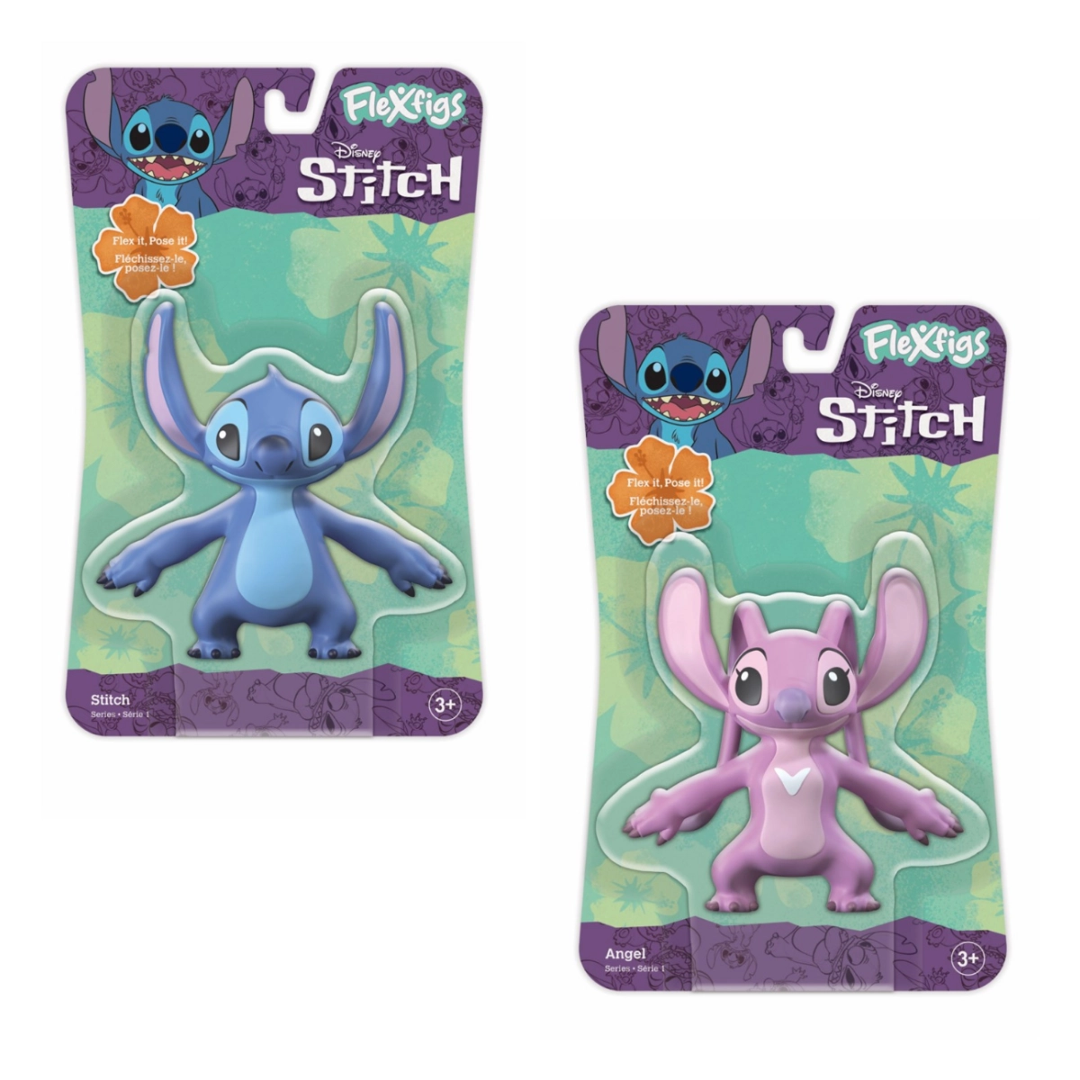 Flexfigs Disney Lilo & Stitch Bendable Figure Assortment