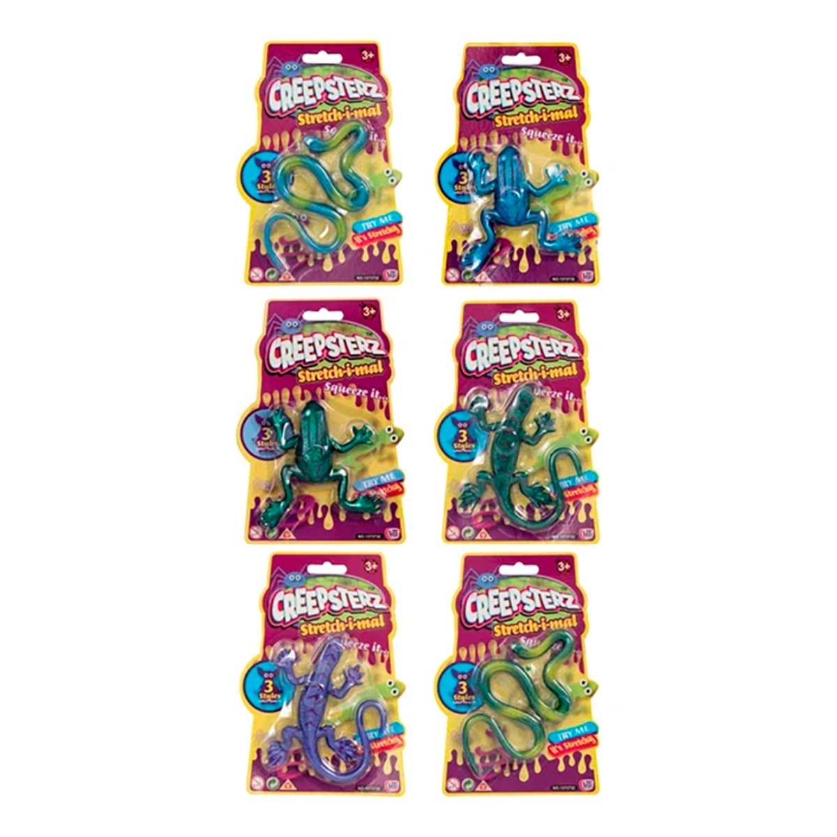 Creepsterz Stretch-i-Mals Assorted – Stretchable Monster Toy