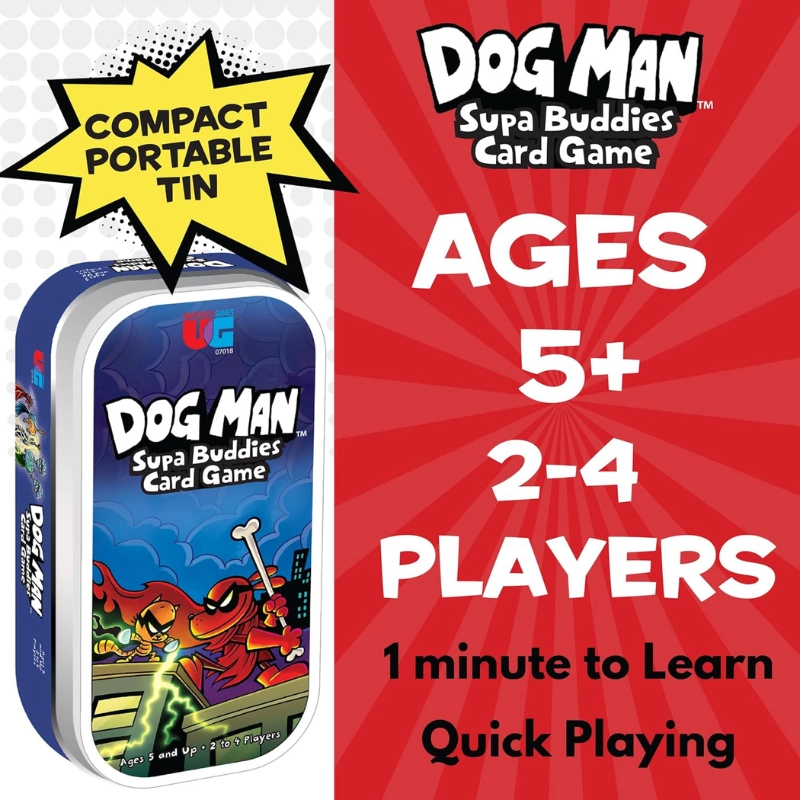 University Games, Dog Man Supa Buddies Card Game