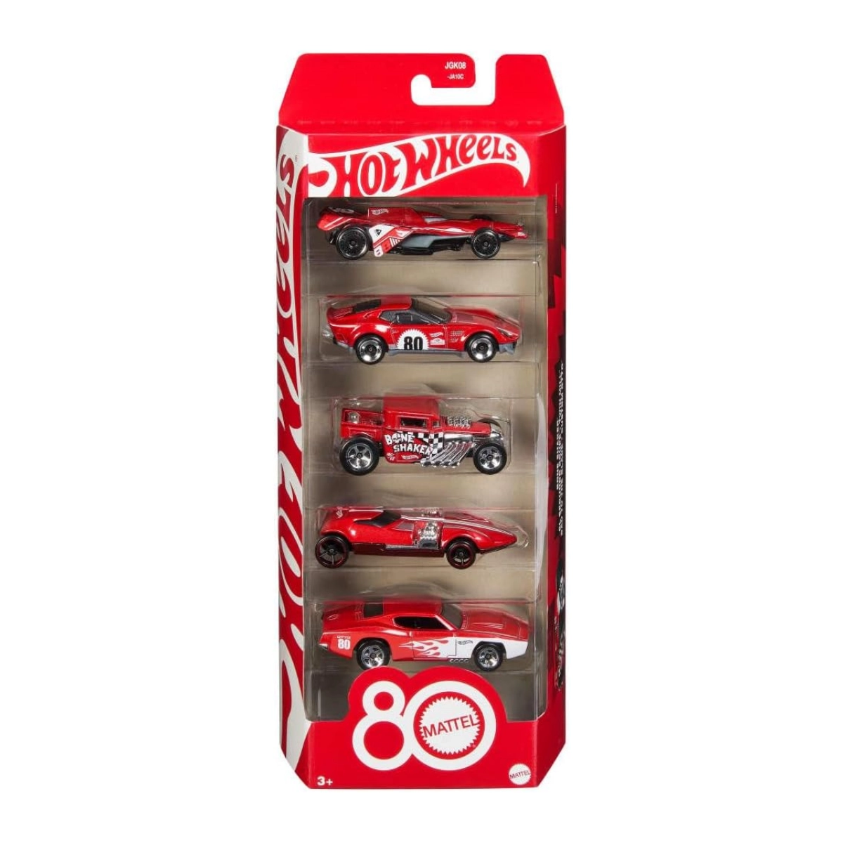 Hot Wheels 80th Anniversary 5-Pack Die-Cast Cars Set