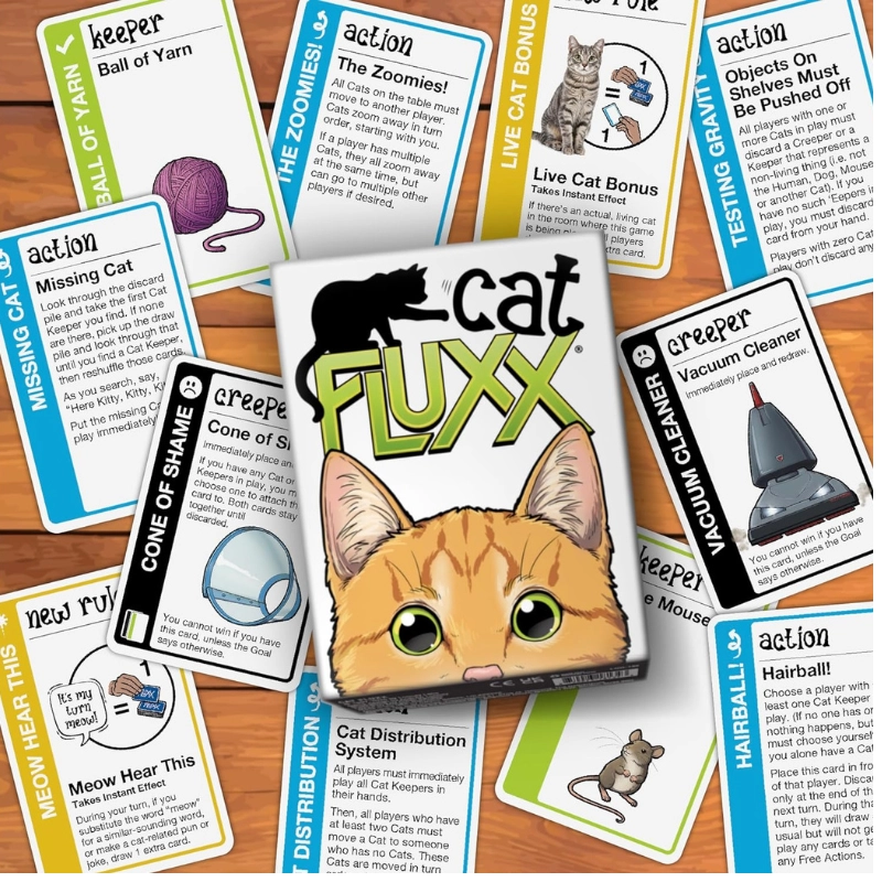 Looney Labs Cat Fluxx – The Cat-Themed Card