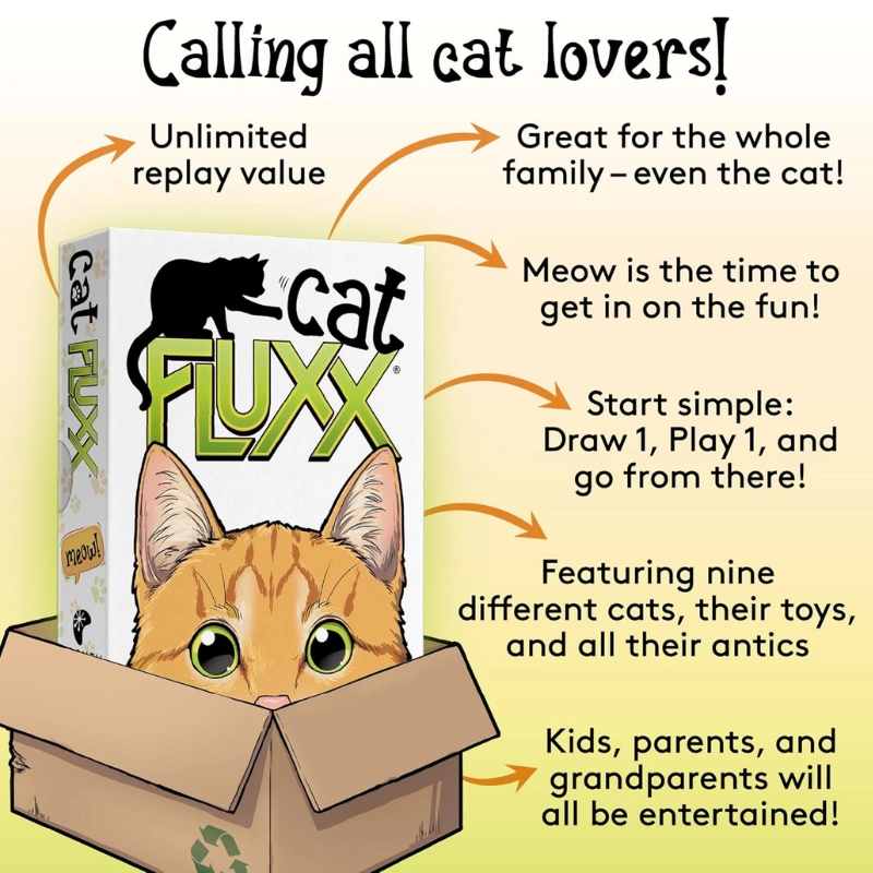 Looney Labs Cat Fluxx – The Cat-Themed Card