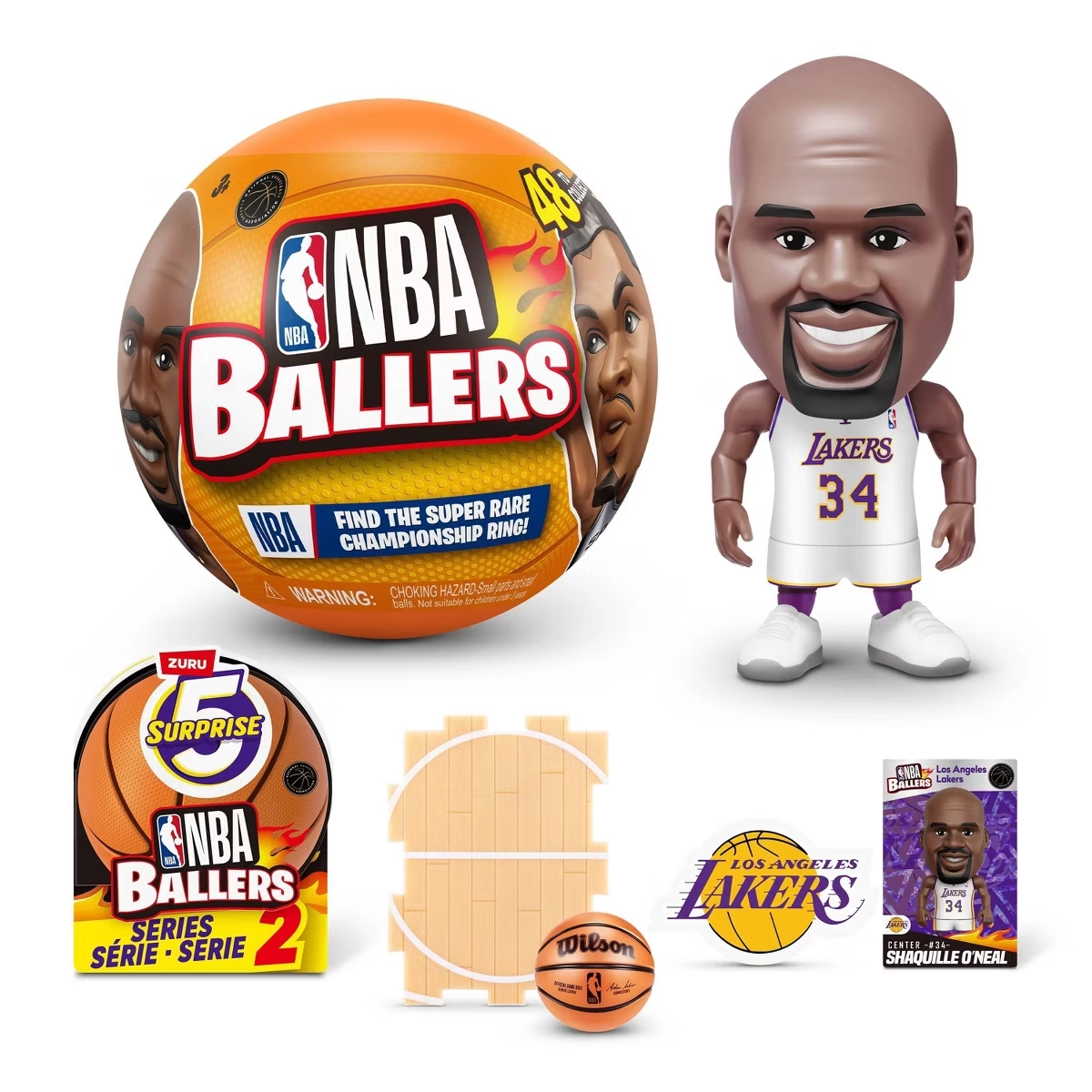 5 Surprise NBA Ballers Series 2 – Mystery Basketball Mini Figure Capsule