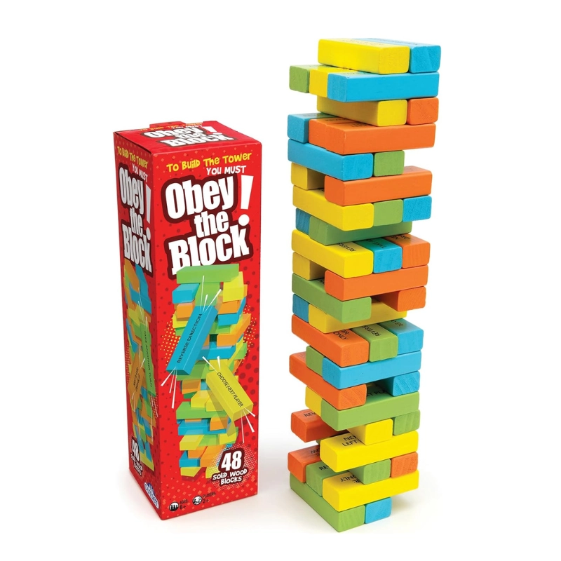 Obey The Block – 48 Solid Wood Blocks