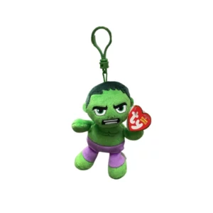 TY Marvel Hulk Clip 5-Inch Plush Keychain
