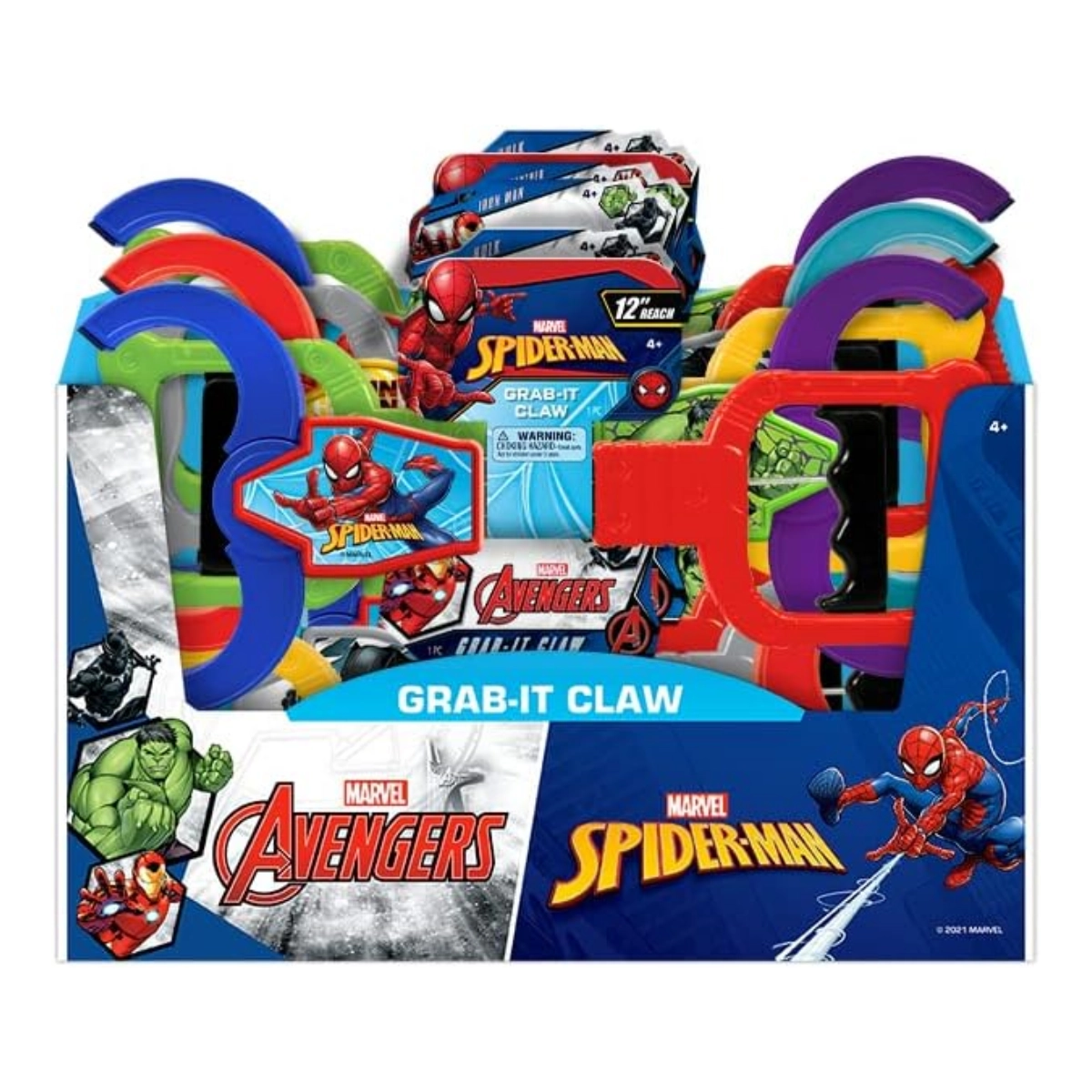 Marvel Grab It Claw Arcade Toy Machine – Avengers Prize Catch Game