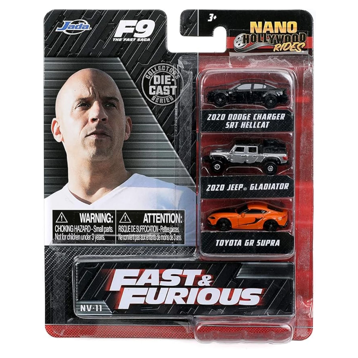 Fast & Furious Nano Cars Series 1 Diecast Mini Vehicle Set