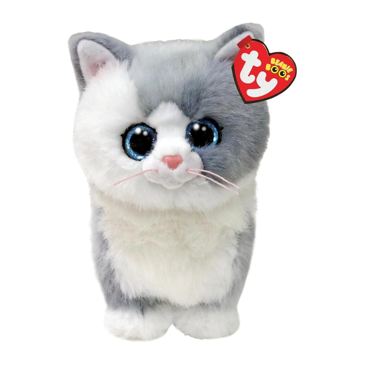 FURLEY GRAY CAT 8″ – Beanie Boos Plush
