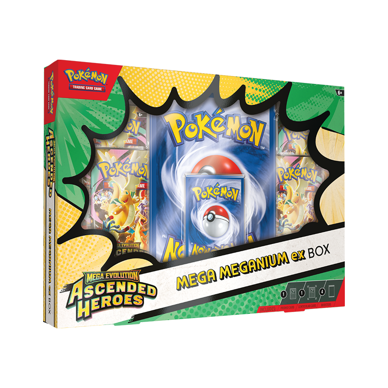 Pokémon TCG Mega Evolution 2.5 Ascended Heroes Mega Meganium/Emboar/Feraligatr ex Box