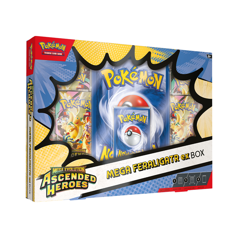 Pokémon TCG Mega Evolution 2.5 Ascended Heroes Mega Meganium/Emboar/Feraligatr ex Box