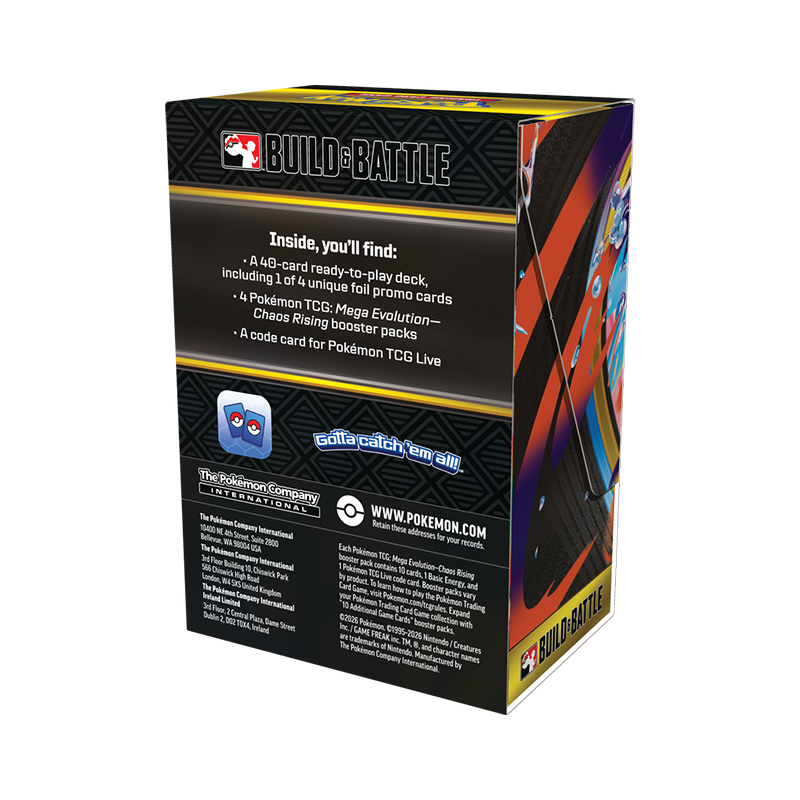 Pokémon TCG Mega Evolution 4 Chaos Rising Build & Battle Box