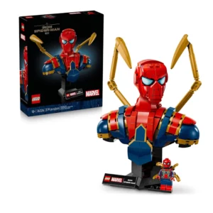 LEGO Marvel Iron Spider-Man Bust Collectible 379 Pieces