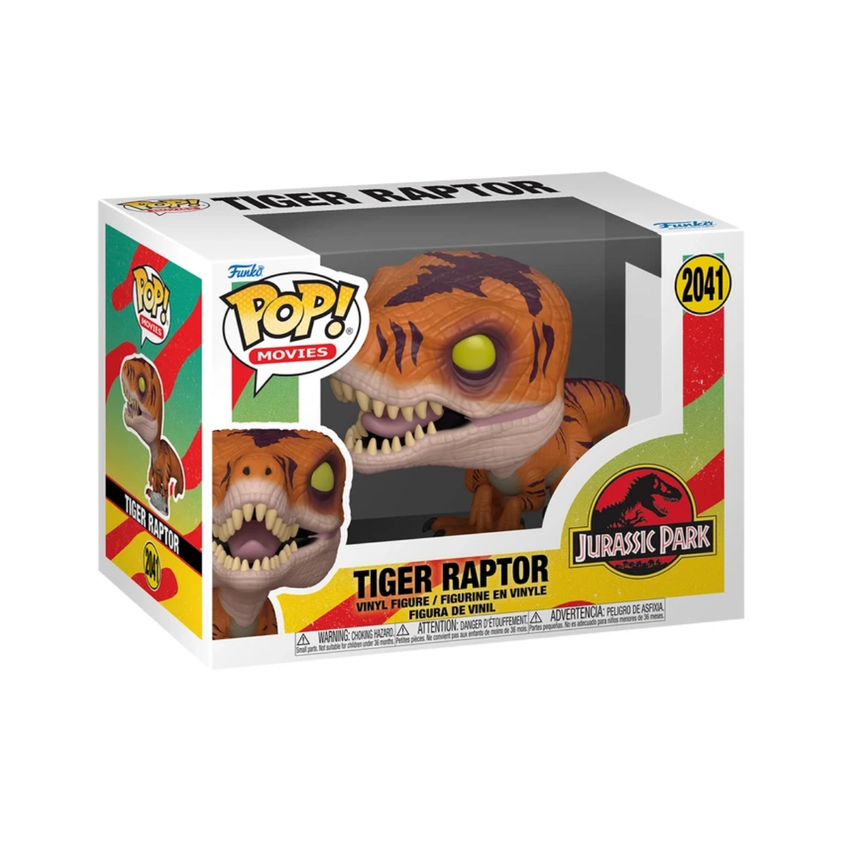 Funko Pop! Movies: Jurassic Park – Tiger Raptor