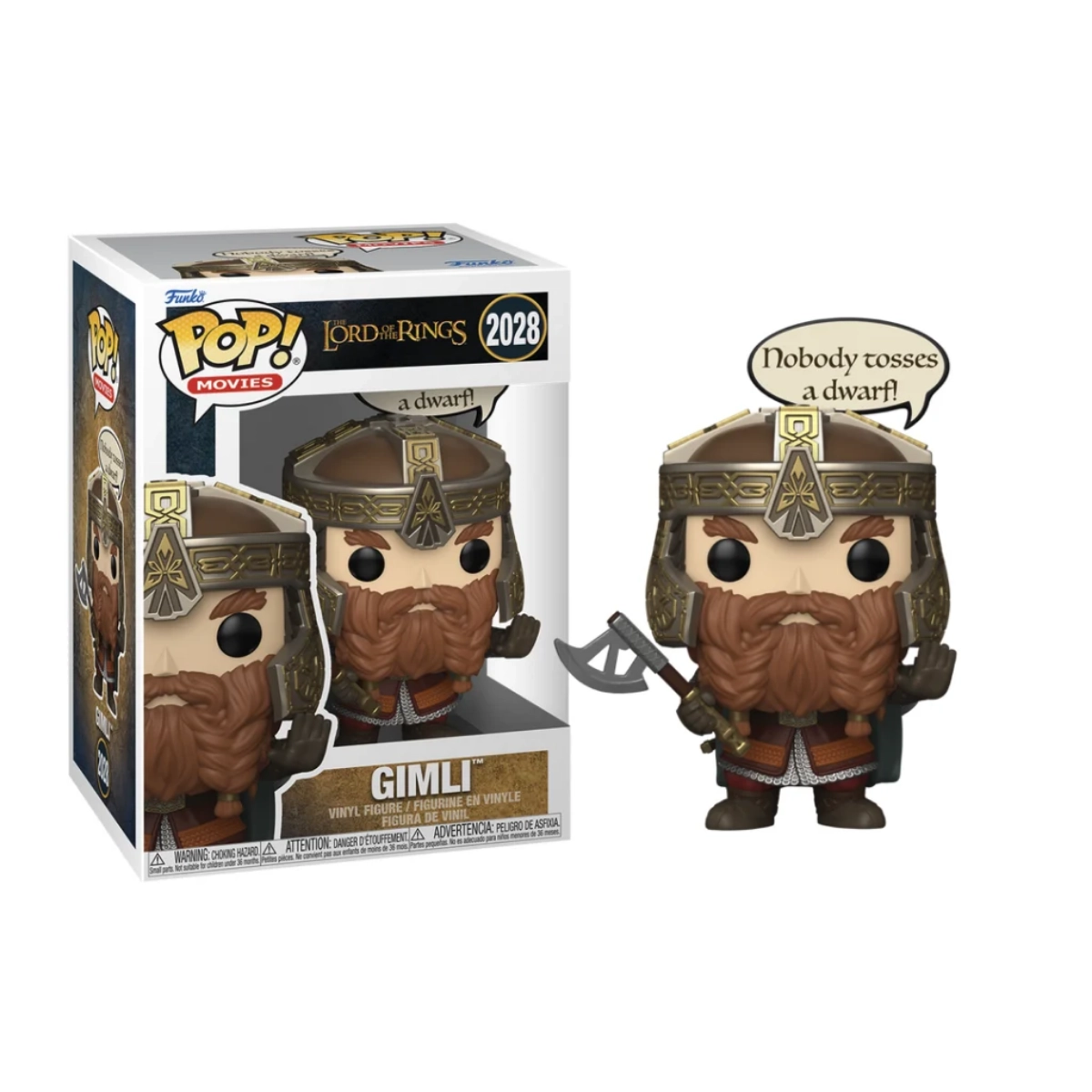Funko Pop! Movies: The Lord of the Rings – Gimli (Sayings Edition)