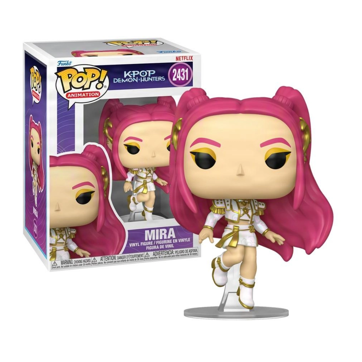 Funko Pop! Animation: K-Pop Demon Hunters – Mira (White Outfit)