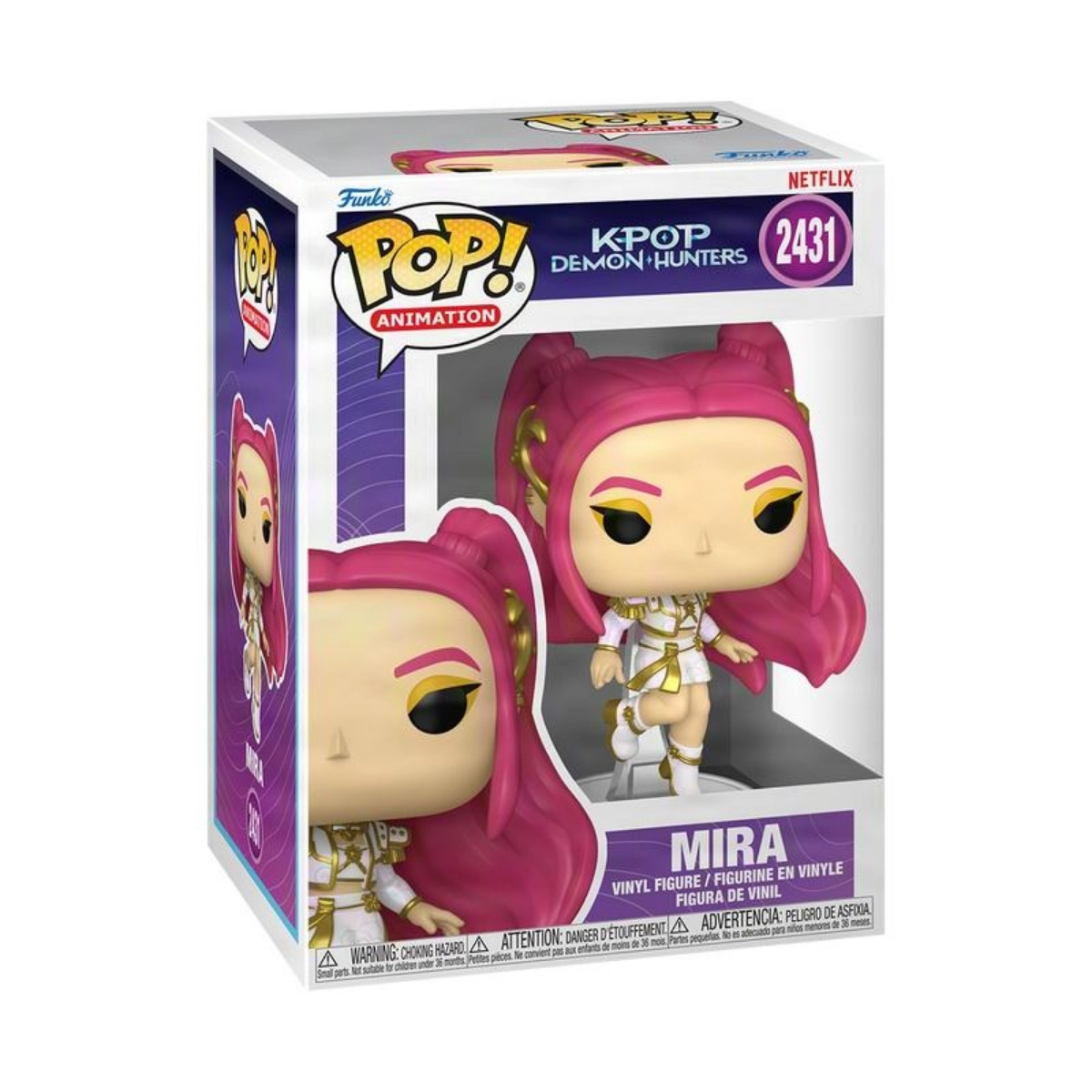 Funko Pop! Animation: K-Pop Demon Hunters – Mira (White Outfit)
