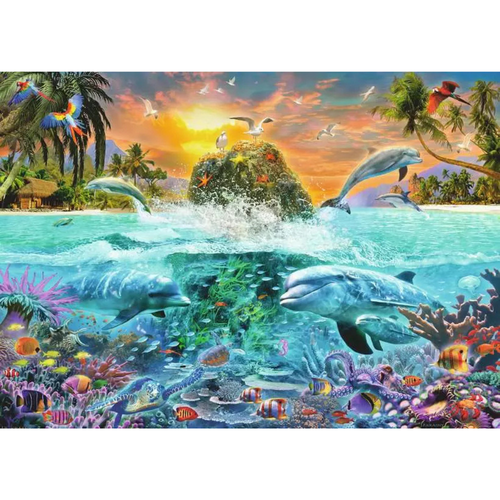Ravensburger The Underwater Island Jigsaw Puzzle 1000 Pieces