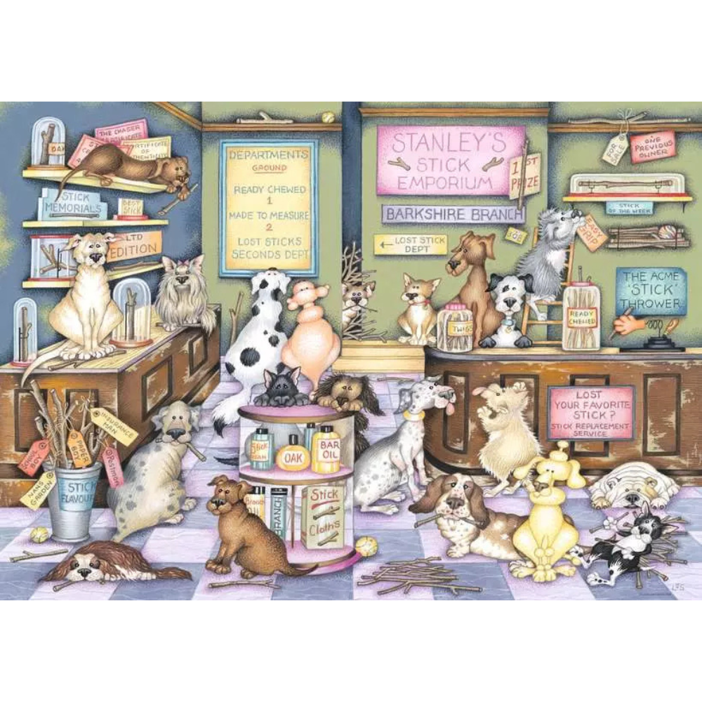 Ravensburger Stanley’s Stick Emporium Jigsaw Puzzle 1000 Pieces