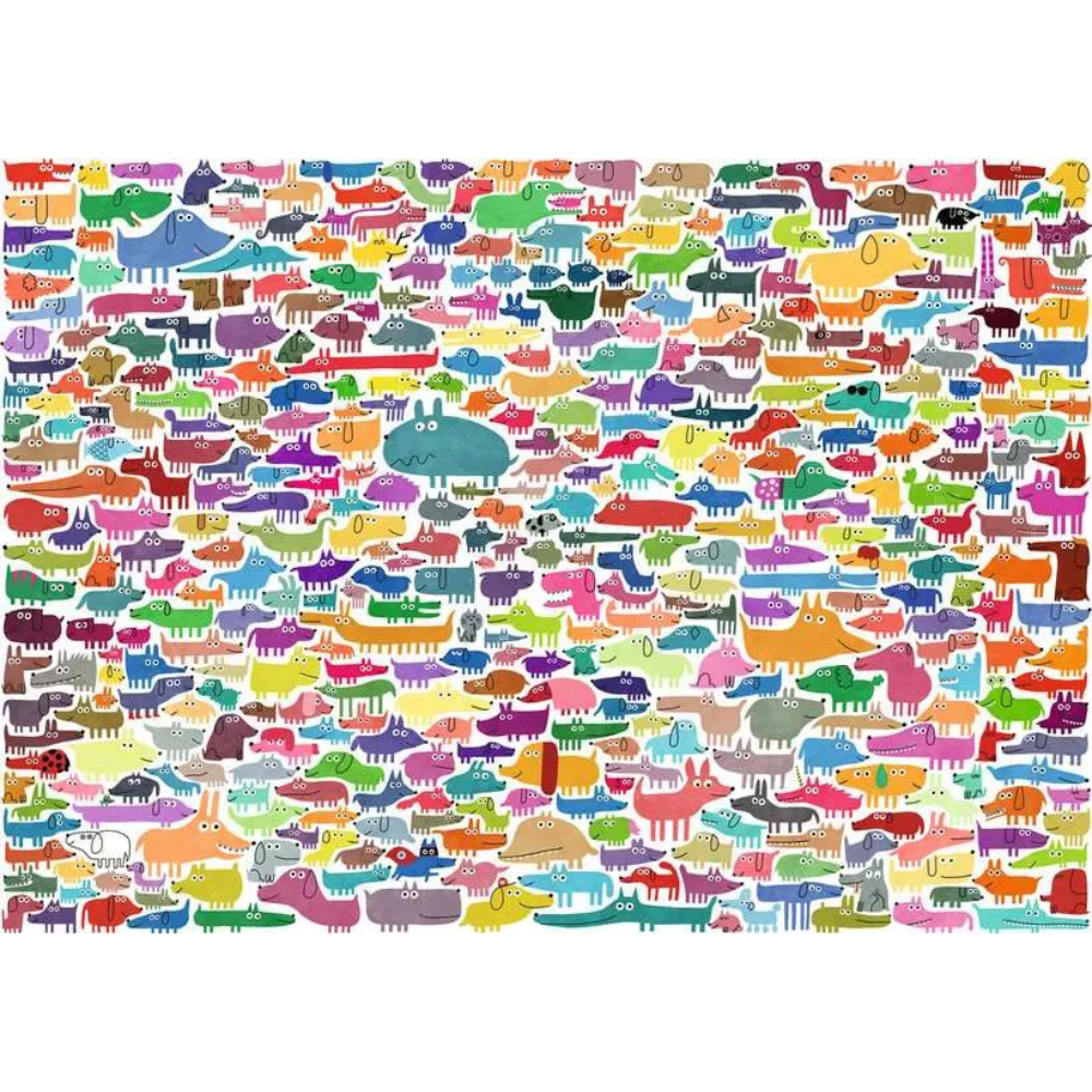 Ravensburger 387 Dogs & One Cat Jigsaw Puzzle 300 piece