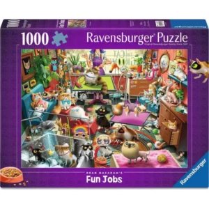 Ravensburger Dean MacAdam: The Cat Groomer Jigsaw Puzzle 1000 Pieces