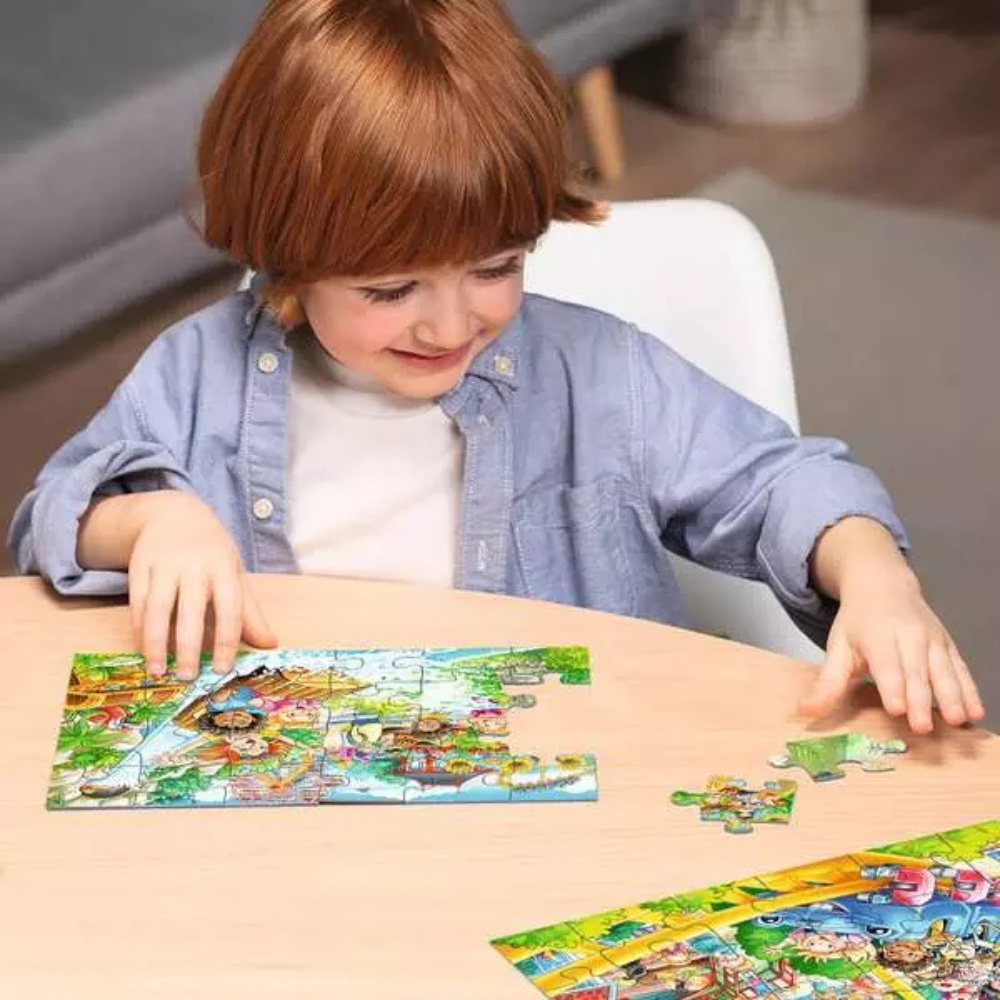 Ravensburger Amusement Park Jigsaw Puzzle 2×24 Pieces