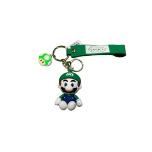 Luigi Keychain - Super Mario Character Key Ring