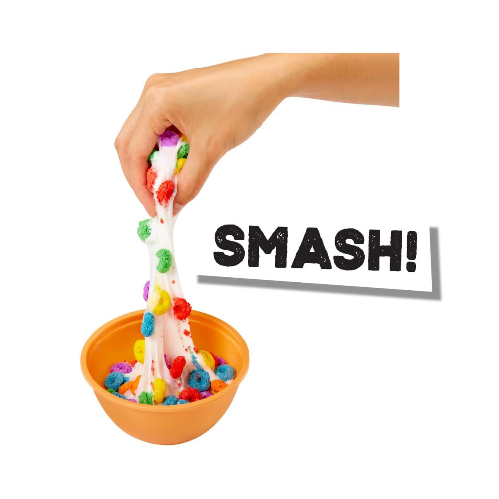 Bowl of Fruity Cereal DIY Slime Kit – Make, Smash & Stretch Slime