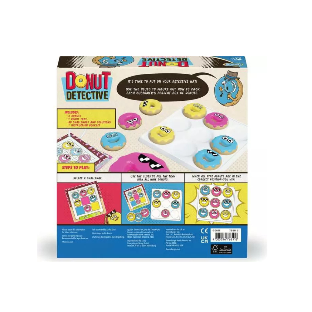Donut Detective Mystery Puzzle Game