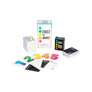 First to Worst Family Tuck Box Card Game