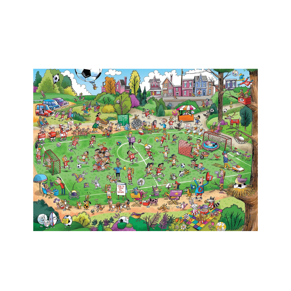 Cobble Hill DoodleTown Offside Antics – 1000 Piece Jigsaw Puzzle