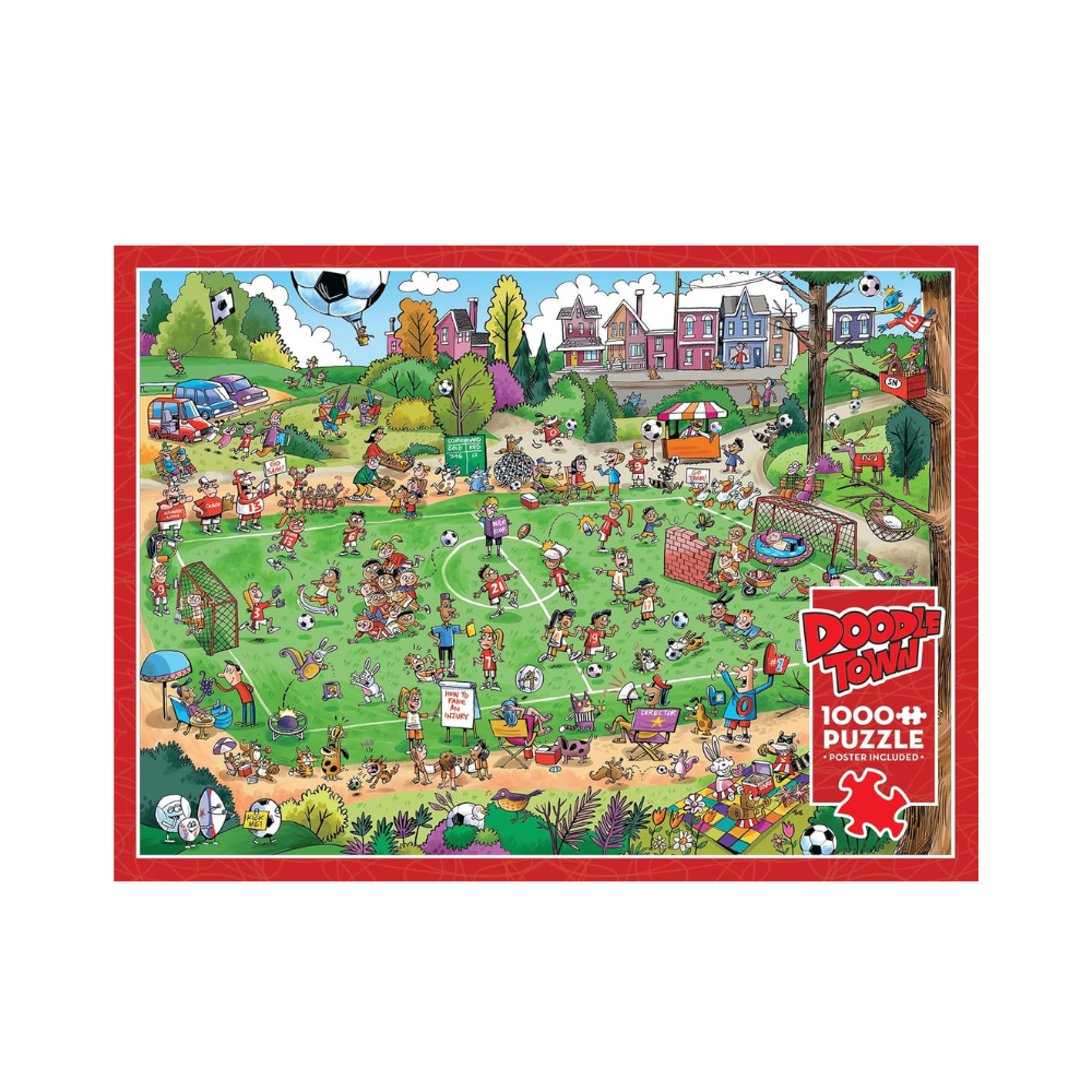 Cobble Hill DoodleTown Offside Antics – 1000 Piece Jigsaw Puzzle