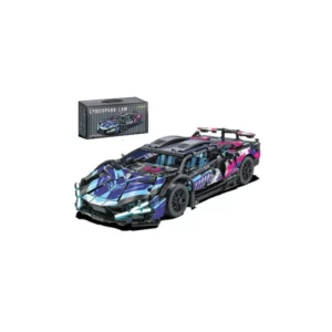Cyberpunk LAM Super Car Building Block Set – 1314 Pieces