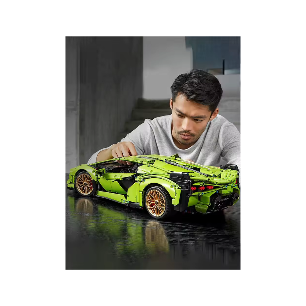 Super Car Sense of Speed Max Building Set – 1280 Pieces 1:14 Scale Model Kit