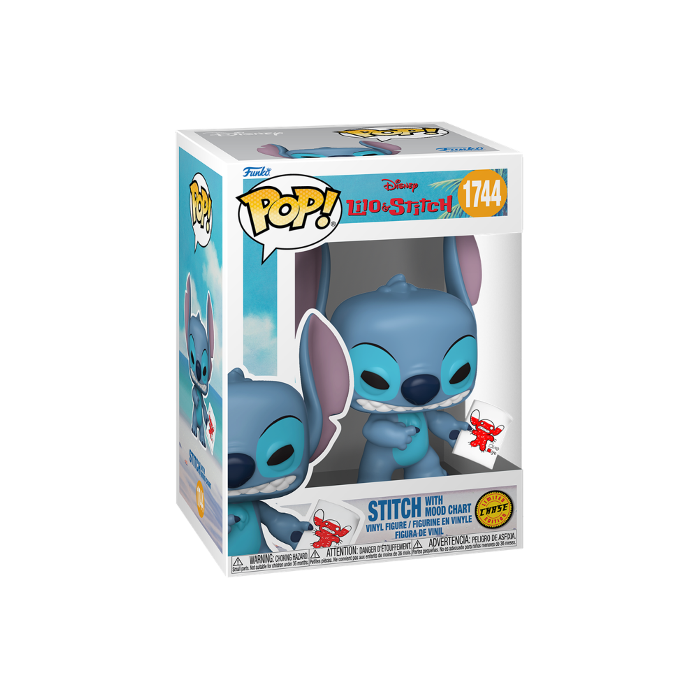 Funko Pop! Animation & Cartoons: Stitch with Mood Chart (Chase)