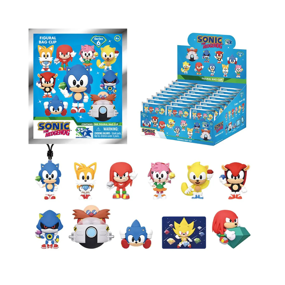 3D Figural Keyring Sonic the Hedgehog Series 6 (Random Pick)