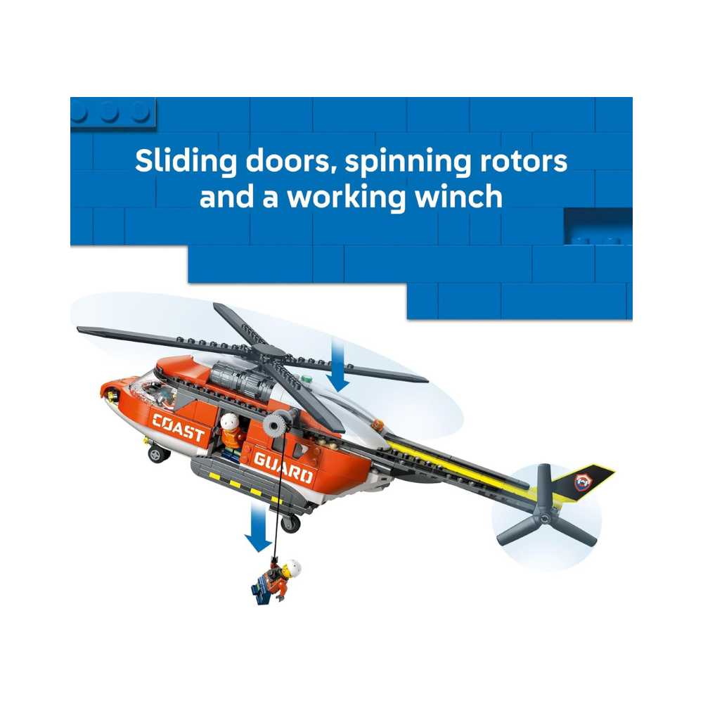LEGO City Coast Guard Helicopter 551 Piece
