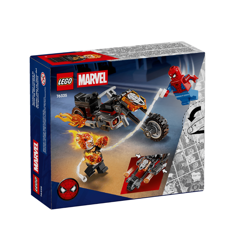 LEGO Marvel Spider-Man vs. Ghost Rider Motorcycle – 72
Pieces