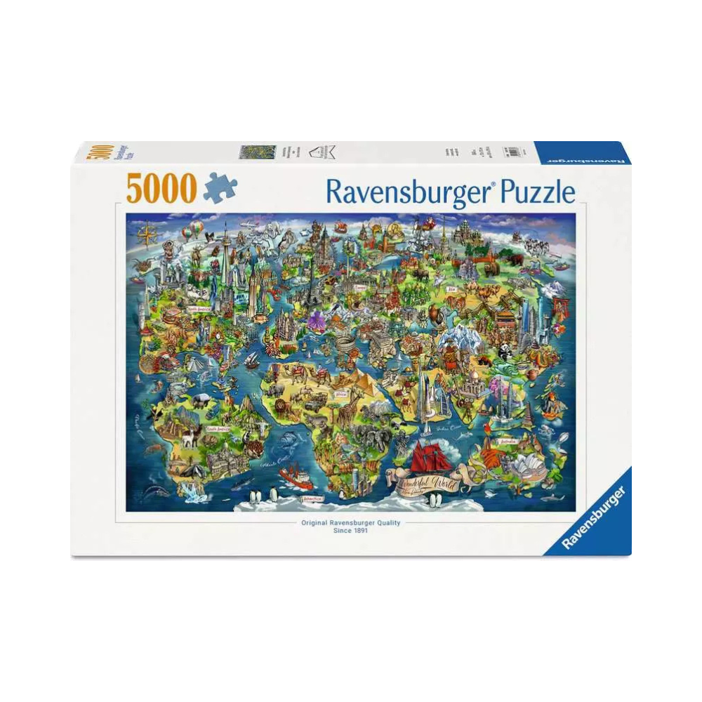 Ravensburger World Map Jigsaw Puzzle 5000 Piece