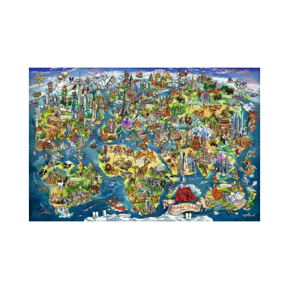 Ravensburger World Map Jigsaw Puzzle 5000 Piece