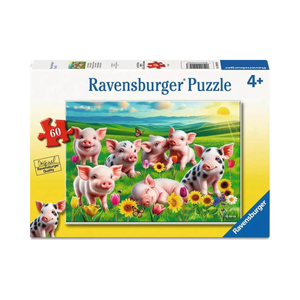 Ravensburger Precious Piglets Jigsaw Puzzle 60 Piece