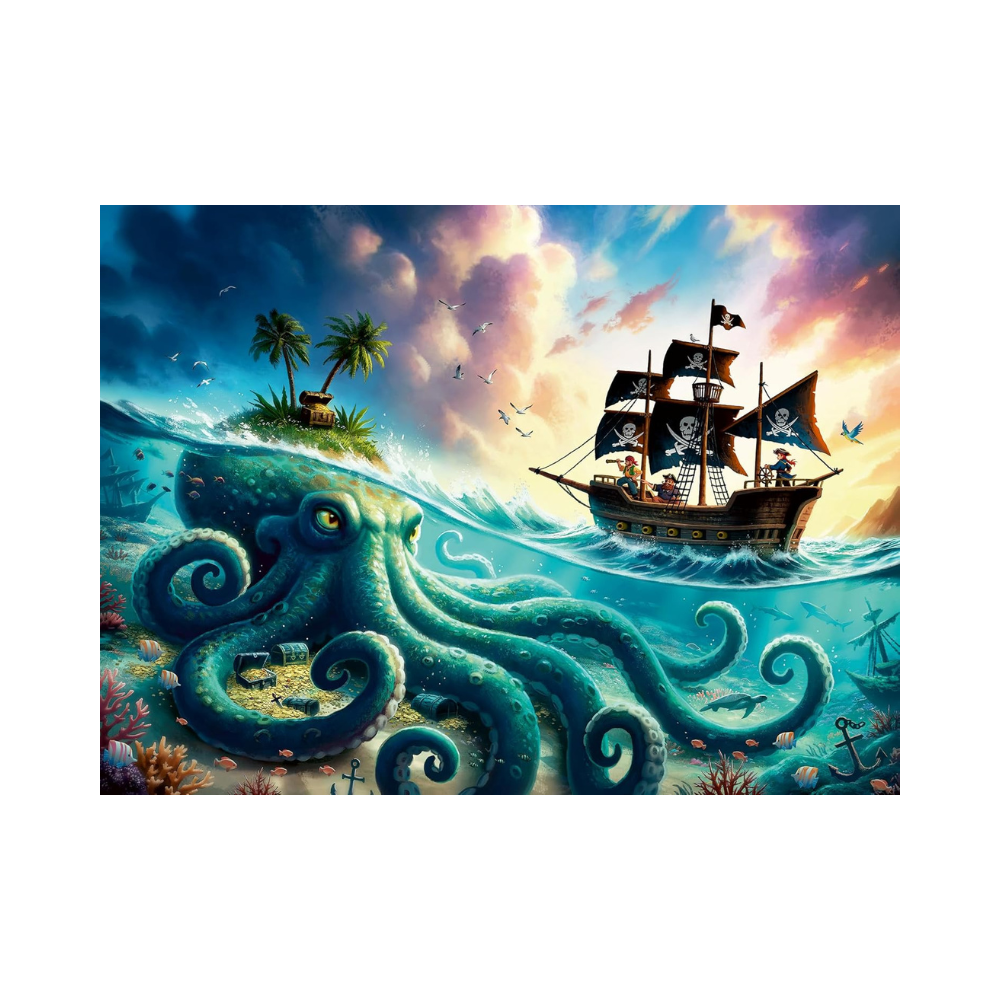 Ravensburger Pirate Treasure XXL Jigsaw Puzzle 100 Piece