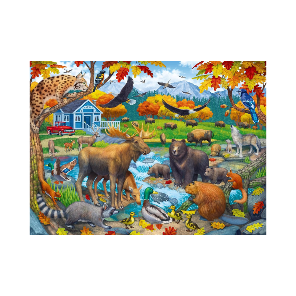Ravensburger Wildlife Gathering XXL Jigsaw Puzzle 150 Piece