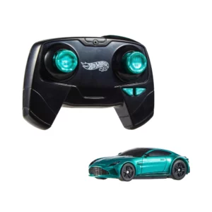 Hot Wheels RC Toy Car, Aston Martin Vantage, 1:64 Scale
