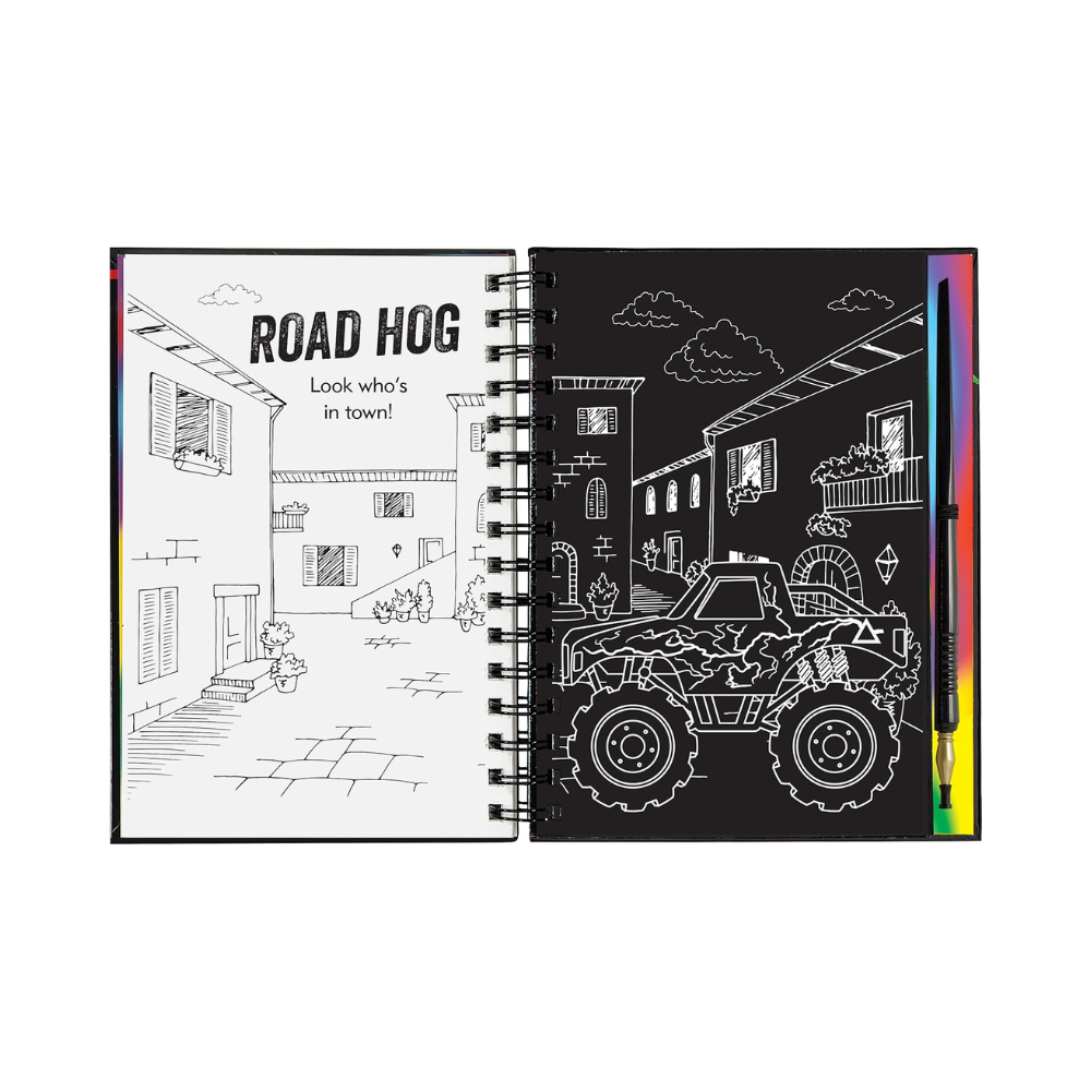Scratch & Sketch Extreme, Monster Trucks