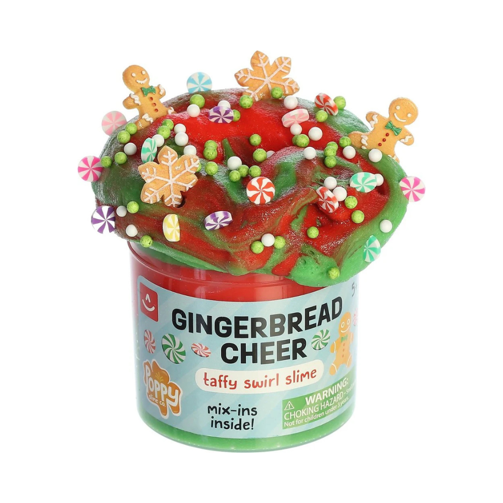 Aurora Poppy Gingerbread Cheer Taffy Swirl Slime