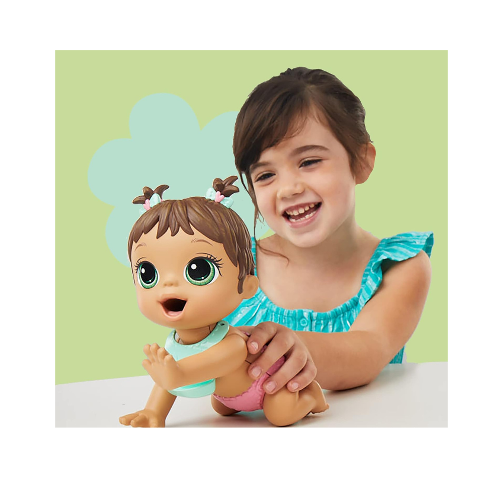 Baby Alive Lil Snacks Doll – Brown Hair